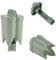 2-in-1 Obst Pfeffer Entkerner Pfefferentkerner Samenentferner Werkzeug Quick Core Pfeffer Entkerner Chili Entkerner Obst & Gemüse Quick Corer und Höhle Werkzeuge (Grün)