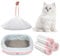 30 Pack XXL Cat Litter Tray Liners (115x45cm) | Extra Thick 0.03mm Leakproof & Scratch-Resistant | Drawstring Closure for Easy Cleanup | Fits Large & Jumbo Litter Boxes