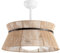 Sulion - Lámpara con Ventilador de Techo Oculto IRENE - Con 3 Palas - Motor DC 2.0 - Iluminación LED 3CCT - Función Verano/Invierno - Color Blanco Mate - Pantalla decorativa - Control Remoto