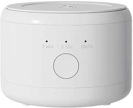 Ultrasonic Cleaning Device 50000 Hz, 20 W for Tooth Splints, Retainers, Aligners, Jewellery, Dentures, Mouth Guards and Watches, with UV Cleaning