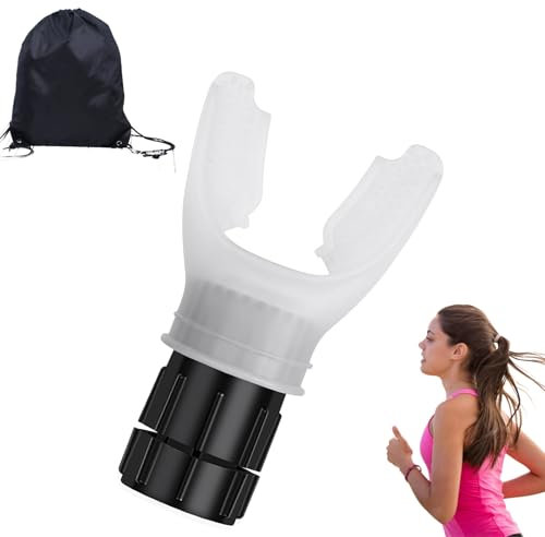 Alrens Lung Trainer ausdauertraining Lungentrainer Expander Professioneller Sport Atemtrainer Tragbares Atem-Fitness-Trainingsgerät, mit Einstellbaren Widerständen für Steigerung Atemausdauer