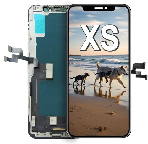 EFAITHLIFE Ersatzdisplay für iPhone Xs, 14,7 cm (5,8 Zoll), LCD-Display, Touchscreen-Digitizer mit wasserdichtem Aufkleber, kompatibel mit Modell A1920, A2097, A2098, A2099, A2100 (ohne Werkzeug)