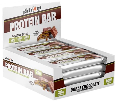Per4m Protein Bar (12x62g) Dubai Chocolate