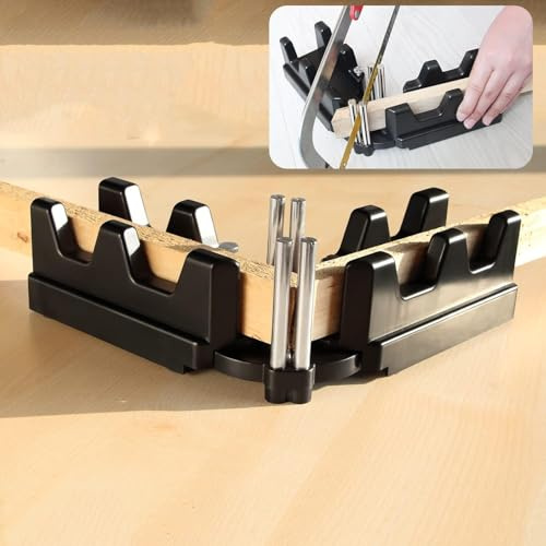 Zodazoqa 2-in-1 Mitre Measuring Cutting Tool | Mitre saw, Measuring and Sawing Mitre Angles Cutting Tool for Home Improvement, Carpentry Work