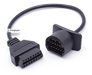 vhbw OBD Adapter 17Pin-OBD1 auf OBD2 kompatibel mit Toyota | 19,3 cm