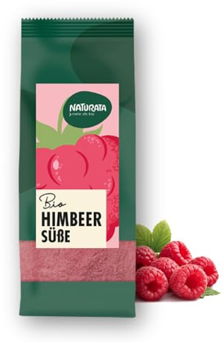 NATURATA Bio Himbeersüße 55 g - Pflanzliches Süßungsmittel In Pulverform - Aus Reissüße Und Himbeerfruchtpulver - Natürliche Süße Für Smoothies, Joghurt Und Desserts - Vegan & Vegetarisch