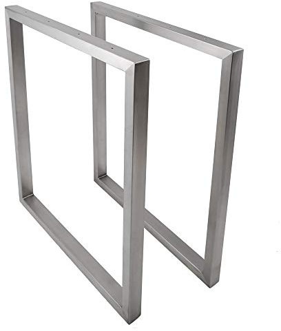 KTC Tec Tischgestell Edelstahl TRG 50x30 600 Untergestell Kufen Tischuntergestell, 1 STK