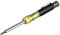 Klein Tools 32614 Screwdriver, Precision Electronics 4-in-1 Pocket Screwdriver with Industrial Strength Bits,Yellow/Black
