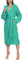 Ladeheid Peignoir de Bain Éponge 100% Coton Femme LA40-193 (Turquoise-18 (Grammage 400), S)