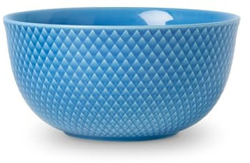 Lyngby Porcelæn Schale Ø17.5 cm Rhombe Color Mix & Match aus Porzellan, blau