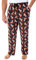 IT The Movie Men's Pennywise Clown Character Allover Pattern Lounge Sleep Pajama Pants (2X-Large) Black