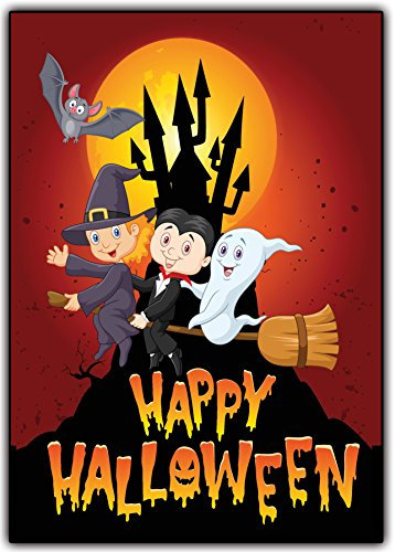 Kartenuniversum Halloween Einladung zur Halloweenparty Einladungskarten Grusel-Party Horror-Party Geburtstag Sarg Kindergeburtstag Kinder (Party)