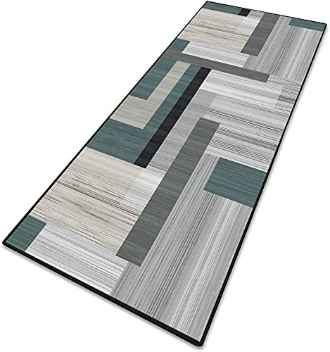 MENGH Teppich Läufer Flur (10 Farben und 189 Größen), Tepiche für Wohnzimmer, Schlafzimmer, Küche, Kinderzimmer, Badezimmer, 6mm rutschfest & leicht abwaschbar
