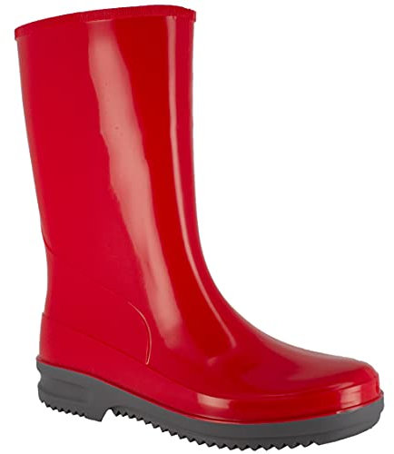 Spirale Tommy Red, Stivali in Gomma Donna, Rosso, 35 EU