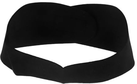 Milisten 1PCS Swimming Headband Waterproof Ear Headband Adjustable Ear Protector Headband Cloth Bath Headband for Adult Kids Swimming Size (Black)