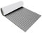 ROMYIX EVA Foam Teak Decking Floor Sheet 94x35'', Self-Adhesive Flooring Synthetic Decking Sheet for Marine Yacht RV Boat Flooring Mats (Gray&Black)