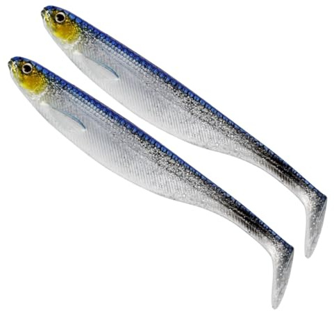 Westin ShadTeez 14cm 17g - 2 Gummifische, Farbe:Blue Headlight