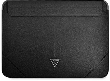 GUESS Universal Notebook Laptop Hülle Tasche Cover Triangle Collection Schutzhülle 13/14 Zoll Schwarz