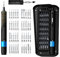 JAKEMY Electric Screwdriver, Precision Magnetic Screwdriver Bit Set(40 Bits), Dual-Mode Rechargeable Mini Cordless Power Screwdriver Repair Tool Kit with LED for Electronics Laptop Phone Watch Toy