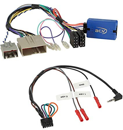 Lenkradfernbedienung Adapter Interface LFB Multi-Anschluss passend für Ford Fusion 2006-2012 kompatibel mit verschiedenen Autoradios