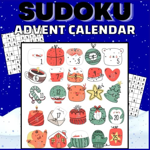 Sudoku Advent Calendar for Adults: Alternative Christmas Advent Calendar Sudoku Puzzles