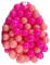 STERUN Ball Pit Balls 100 Pink Playballs Smooth Surface & No Sharp Edges, Crush Proof, Toxic Free 6cm Soft Pit Balls For Kids Indoor Outdoor Play | For Ball Pit