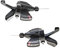 EHOTER SL-M310 Schalthebel 3 Gang Fahrradbremse Schalthebel SL-M310 Rapid Fire Shifter 3x8 Speed Mountainbike Zubehör Schaltzüge Schwarz