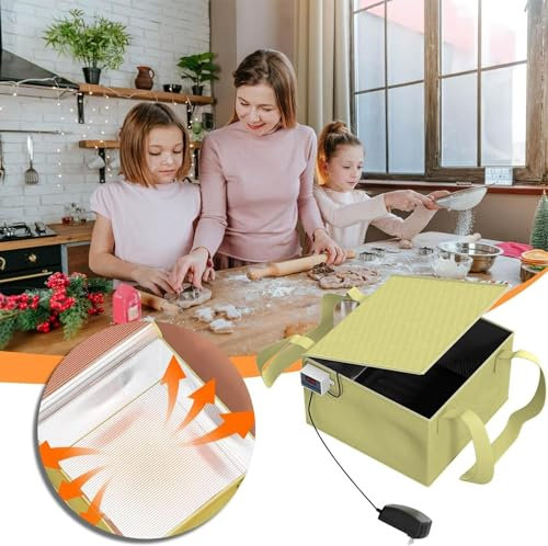 Teig Proofer mit präziser Temperaturregelung zum Backen Brotproofer für die Brotherstellung Sauerteig-Starterwärmer für die Herstellung von Joghurt Brot handgemachte Seife Bread proofing box