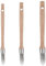 3pcs Small Paint Brushes Cutting In Paint Brush Round Paint Brush Soft Paint Brush For Cutting In Windows Doors Profiles Pipes Mouldings With Water Based Paints