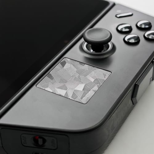 Luck&Link Touchpad Protector für Legion Go, Touch Pads Schutzhülle Textur Aufkleber für Legion Go Touch Trackpads (Broken Diamonds-Schwarz)
