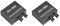 Pyugxab 2X AU-202 Mixer Stereo Un 2 Ingressi e 2 Uscite Distributore Audio per Cuffie Alimentazione Esterna AMP Controllo del Solo Volume