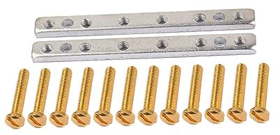 BESTonZON Humbucker Pickup Rahmen-kit Für Elektrische Gitarren Geeignet Für -projekte Langlebige Konstruktion Aus Cupronickel Perfektes Zubehör Für Doppelte Humbucker-modelle