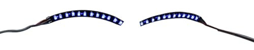 Faux-cils Lumineux à LED, Faux-cils Lumineux et élégants pour les de Fête et les Boîtes de Nuit, Légers et Fiables (BLUE)