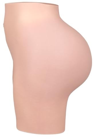 EQAIWUJIE Silikon Fake Butt Pants Hip Enhancer Silikonhöschen für Crossdresser Bekleidung von Mann zu Frau