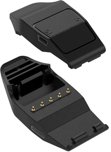 LOKEKE Compatible avec Garmin T5 Station de charge USB, USB de type C + câble de charge micro USB compatible avec Garmin T5/TT15/TT10 collier de chien