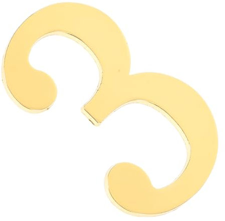 HOLIDYOYO Large Gold Door Numbers Self Adhesive Mailbox Numbers Stickers for Front Door