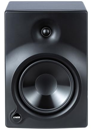 Fame Audio Orbital 208S, Aktiver Studiomonitor, 8 Tieftöner, 1 Hochtöner, 75W RMS, 45-20.000Hz, Nahfeld, Schwarz, für Recording, Mixing und Mastering