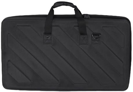 ZenithAur 2 Channel DJ Controller Case with EVA Material 29.13x17.32x4.33in and Shoulder Strap Compatible with DDJ-FLX4 / DDJ-400 / SB3 a DJ Controller Travel Case