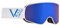 Black Crevice Skibrille – Schladming – Doppelscheibe, Anti-Fog-Beschichtung, UV400 Schutz (White/Blue, L (Kopfumfang 58-61 cm))…
