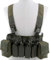 OAREA Tactical Chest Vest Rig Verstellbares X-Gurtzeug mit 5,56 9-mm-Gewehrmagazintaschen für Airsoft Shooting Wargame Paintball