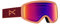 Anon Damen Insight with Spare Snowboard Brille, Ruby/Sonar Infrared Blue