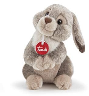 Trudi Hase Lino Plüschtier Hase Park Collection. Parktier, Wildtier. Kinder Geschenk | 12x19x15cm Grosse S | Stilfserjoch-Park-Sammlung | Modell 24013