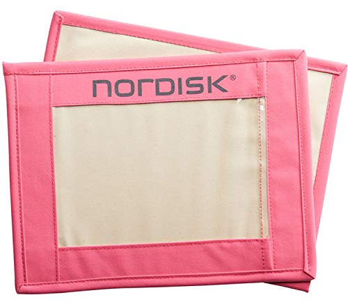 Nordisk Name Boards 2-pack Pink - Bunte magnetische Namensschilder, 2 Stück, Größe One Size - Farbe Cherry
