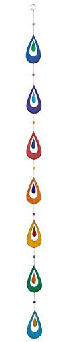Saraswati Suncatcher Fiberglas 7 Drops Multicolor, 5x105cm