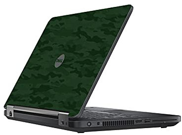 AlphaWraps Skin for Dell Latitude E5440 Laptop | Green Camo | Protective and Durable Vinyl Decal wrap Cover | Made in The UK