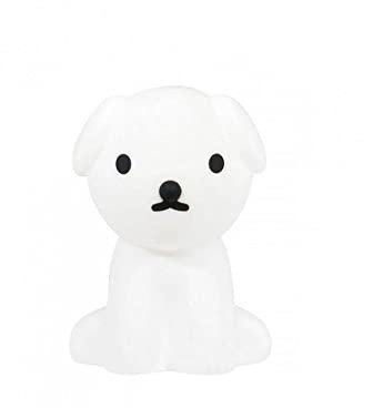 Mr Maria - Nachtlicht - Snuffy Hund Bundle of Light - BPA-freier Silikon - Farbe: weiß - 7,5 x 7,5 x 15 cm