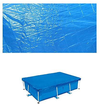 Paddling Pool Cover, 400 * 211CM Solar Pool Cover, Ground Swimming Pool Covers, Pool Solar Cover Rainproof Dust Covers Protection Cloth, in Different Sizes Round Or Rectangular