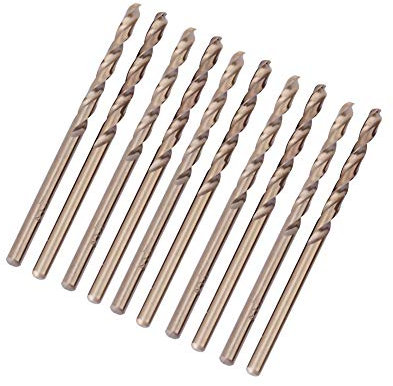 10-teiliges HSS-CO-Bohrer-Set, M35 Kobalt-Bohrer-Bit-Set HSS-CO-Bohrer-Set Spiralbohrer-Bit-Set Zum Bohren(3mm)