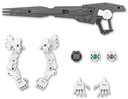 BANDAI SPIRITS 2616284 Maßstab 1/144, farbcodiertes Kunststoffmodell 11 (große Kanone/Armeinheit), 30 mm, Weiss/opulenter Garten