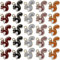 SUNNYCLUE 1 Box 50 Stück 5 Farben Eichhörnchen Anhänger - Goldene Emaille Tier Anhänger für die Schmuckherstellung - Charms DIY Ohrringe Armband Halskette Handwerk Thanksgiving